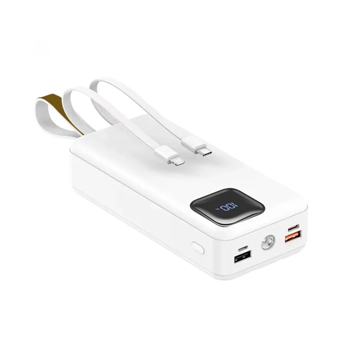 Fast Charging Power Bank With Flash Light