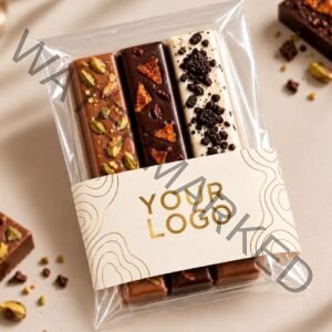Customized luxury chocolate gift with company logo Corporate Gifts in Dubai